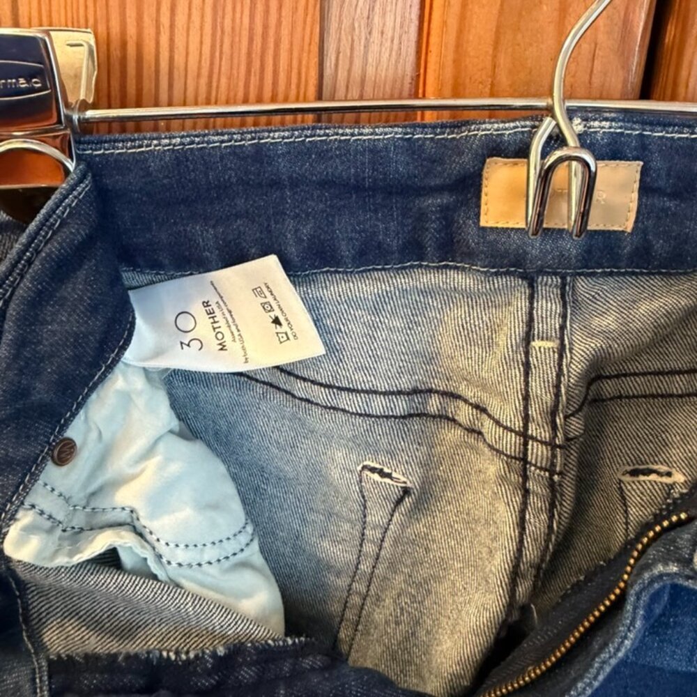 MOTHER The Looker Ankle Fray Jeans in Bazaar Adventures - 30 - Picture 4 of 10